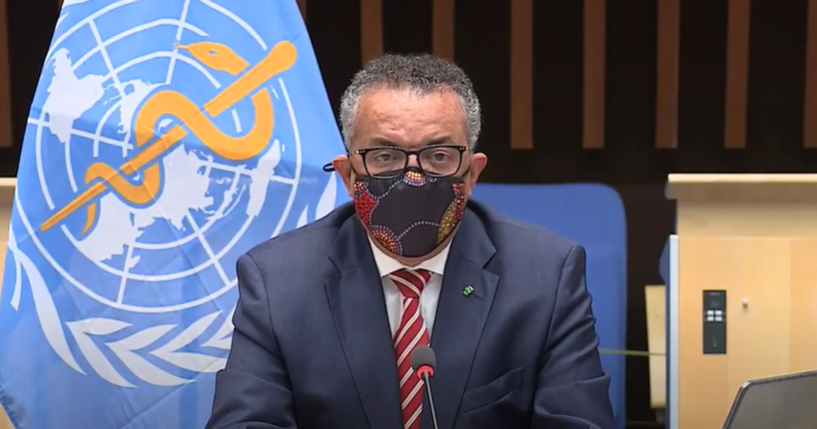 世衛組織總幹事：三個國家新冠肺炎病例數量佔全球病例總數一半以上