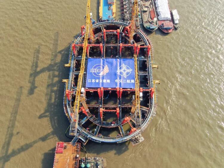 世界在建最大水中沉井實現終沉