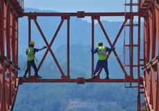 “一帶一路”連八方 中老鐵路施工忙