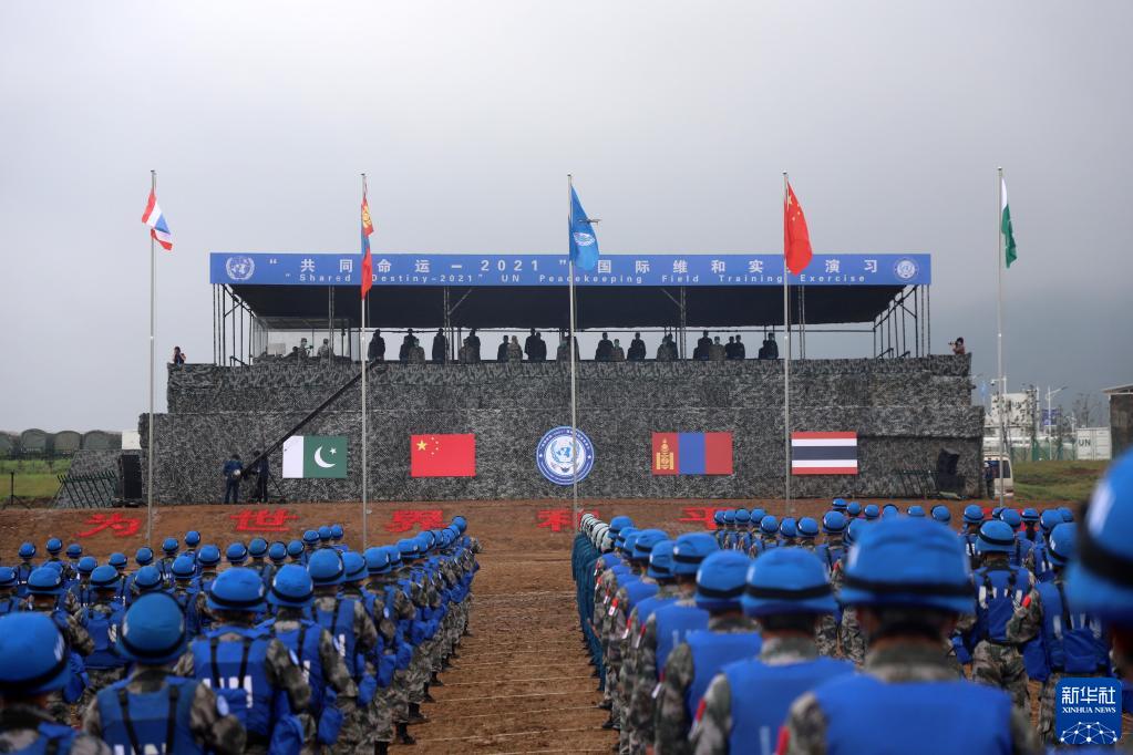 為維和而行動——新華社記者直擊“共同命運-2021”國際維和實兵演習現場