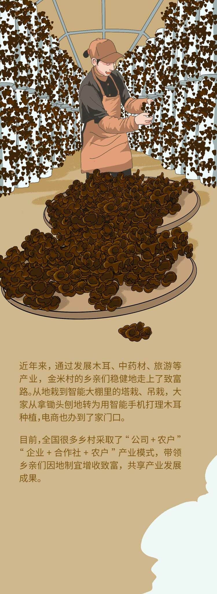 長圖丨豐收時節話桑麻
