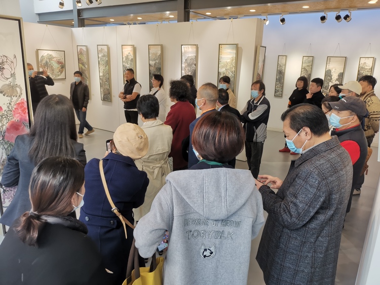 “一路呈雙”同攀藝術高峰 路暉、李雙雄書畫作品展宋莊啟幕_fororder_25321634540890_.pic_hd