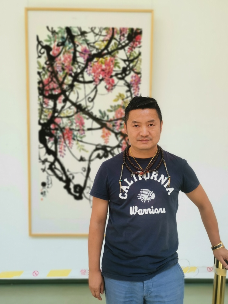 “一路呈雙”同攀藝術高峰 路暉、李雙雄書畫作品展宋莊啟幕_fororder_25371634540998_.pic_hd