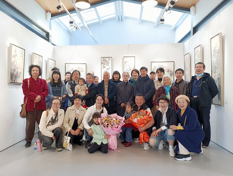 “一路呈雙”同攀藝術高峰 路暉、李雙雄書畫作品展宋莊啟幕_fororder_25351634540903_.pic_hd