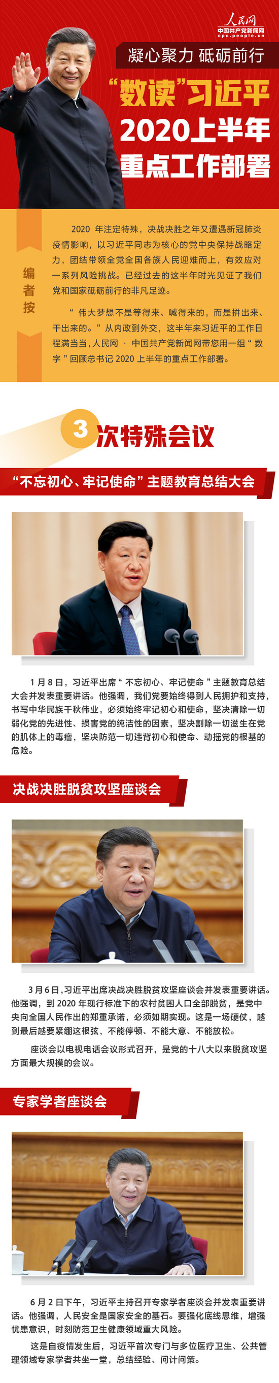 圖解：“數讀”習近平2020上半年重點工作部署