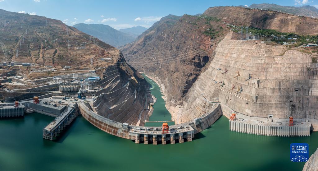 【胡：已審】雲南省昭通市：白鶴灘水電站衝刺全面投産