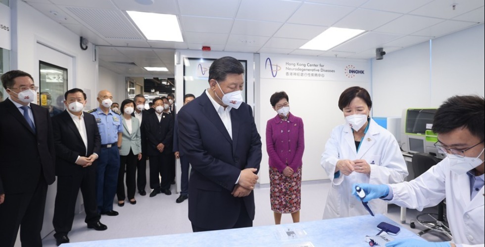 習近平考察香港科學園_fororder_2