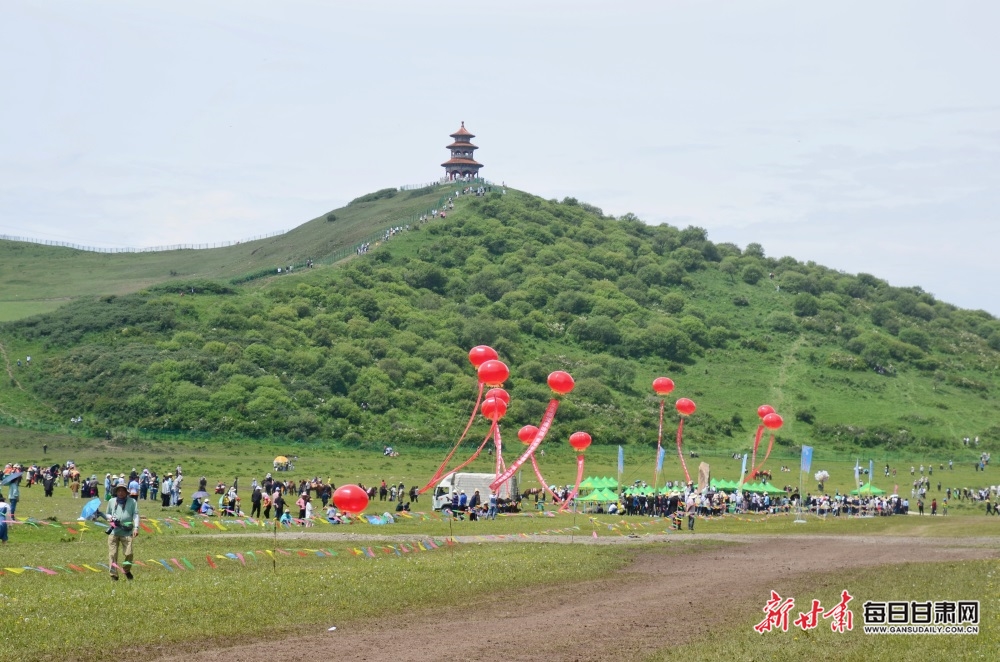 【大美甘肅】定西岷縣：駿馬馳騁狼渡灘 草原盛會迎客來_fororder_9