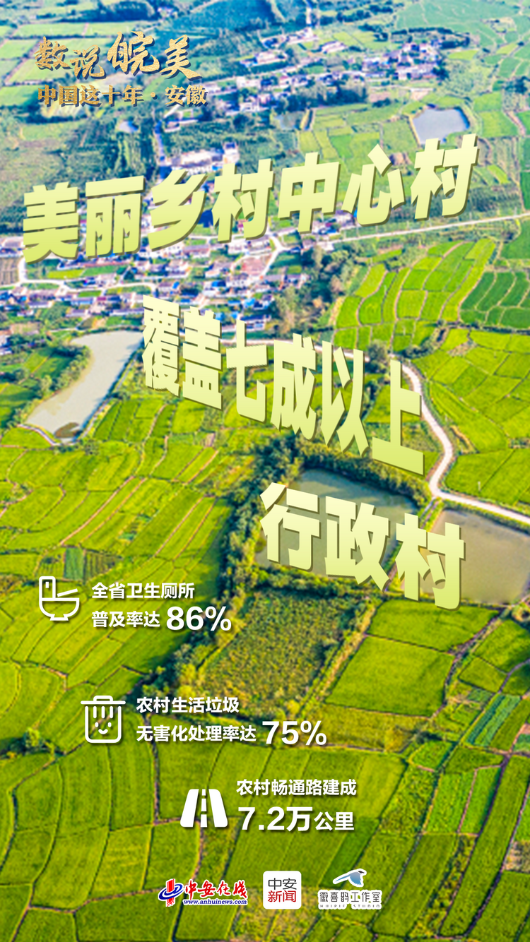 中國這十年·安徽 | 數説皖美 江淮答卷_fororder_7