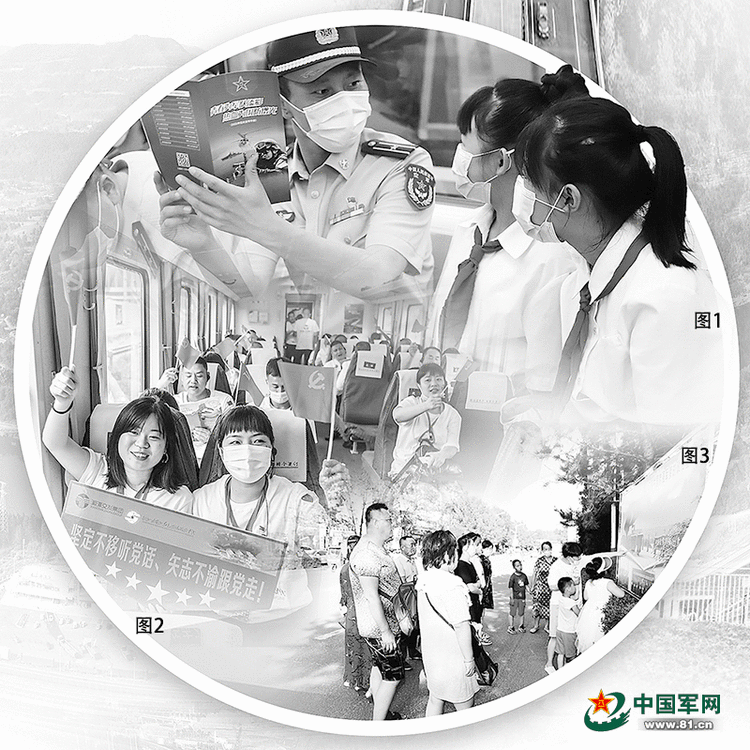國防教育課堂“在路上”，愛國擁軍熱情在心中