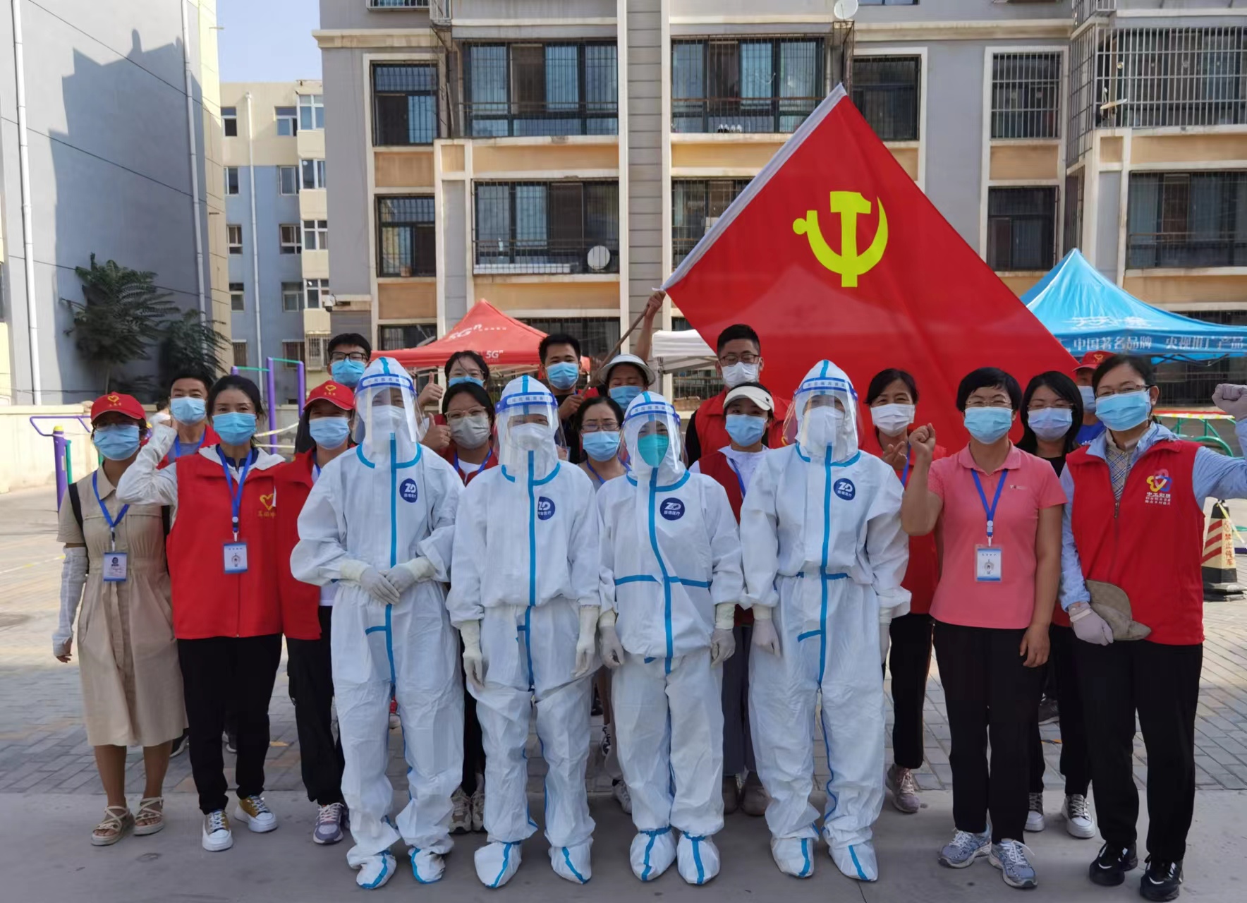 寧夏中衛：一線黨組織 戰疫聚合力_fororder_253c16238eb3401c2197ec279795a6f