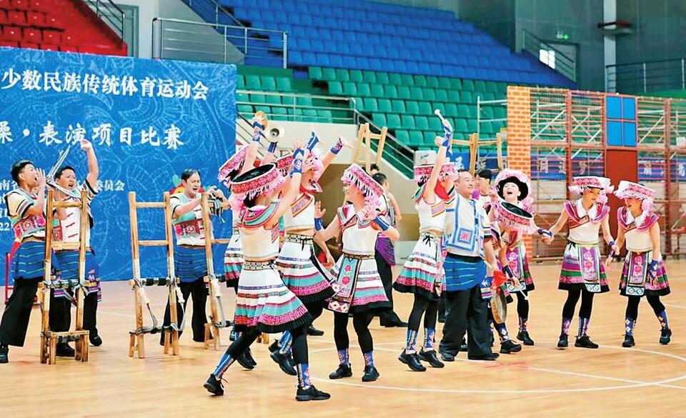 雲南“民運會”賽出最炫民族風_fororder_060
