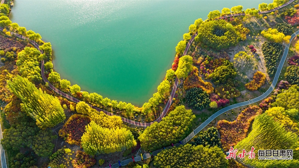 張掖蘆水灣旅遊度假區的斑斕秋色_fororder_6
