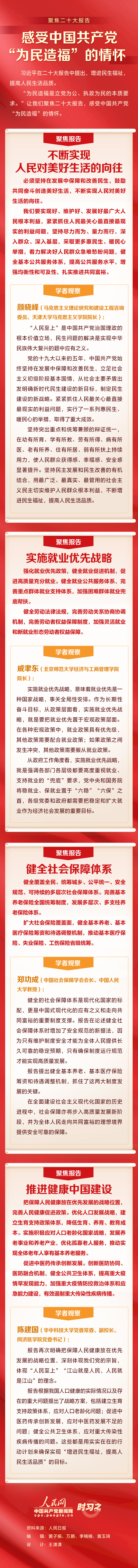 感受中國共産黨“為民造福”的情懷