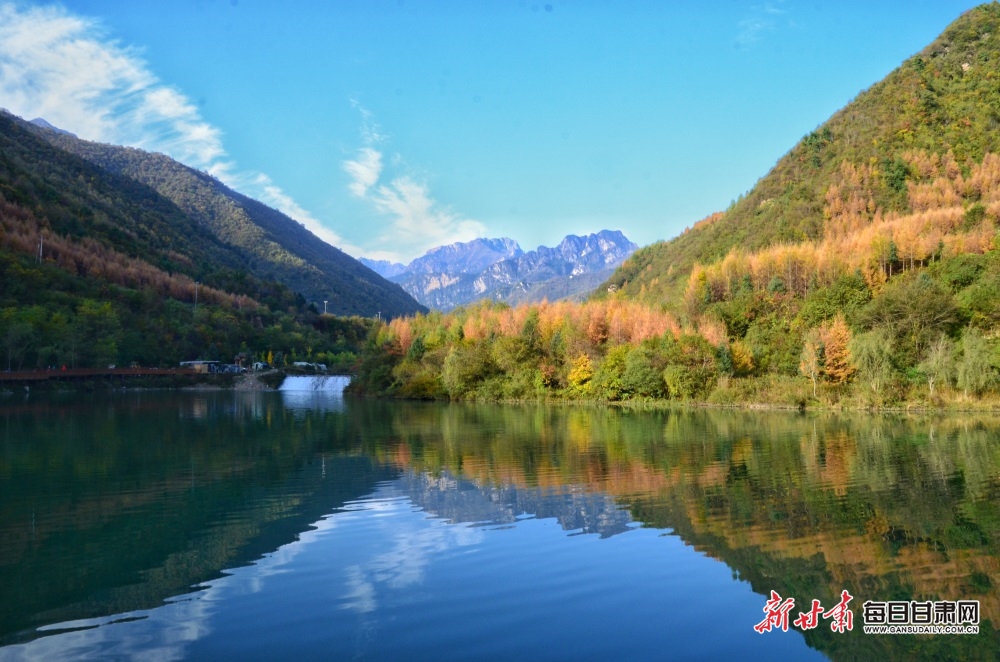【大美甘肅】隴南：秋末冬初，官鵝溝風景這邊獨好