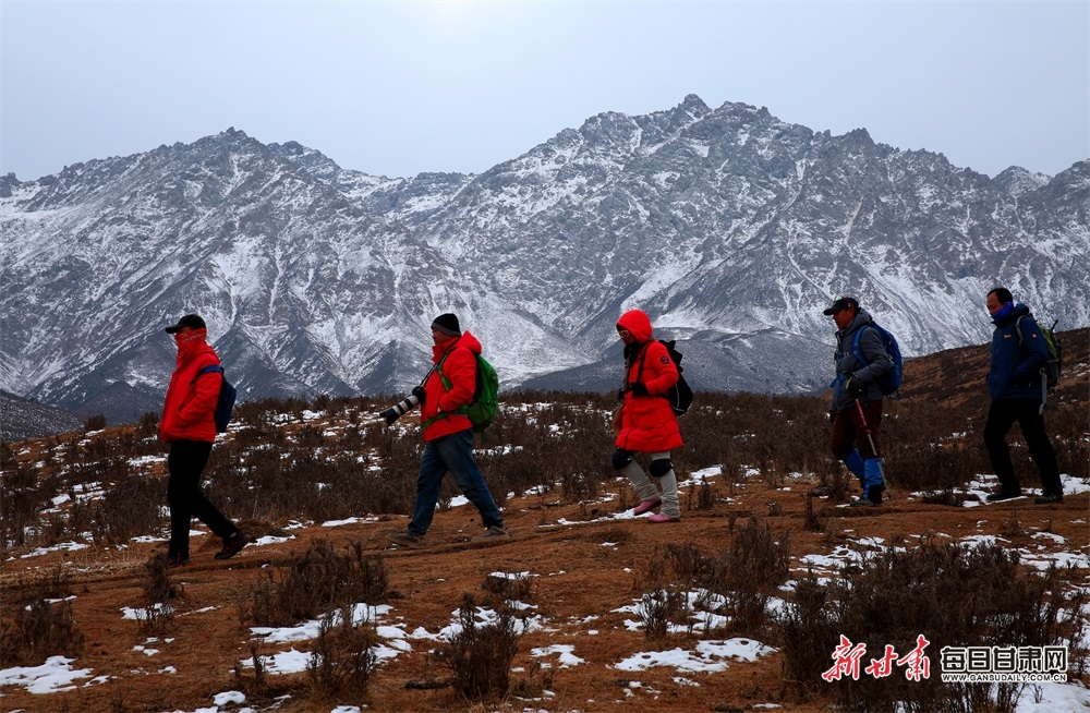 【輪播圖】張掖肅南蒼龍雪山冬日美景迎遠客_fororder_2