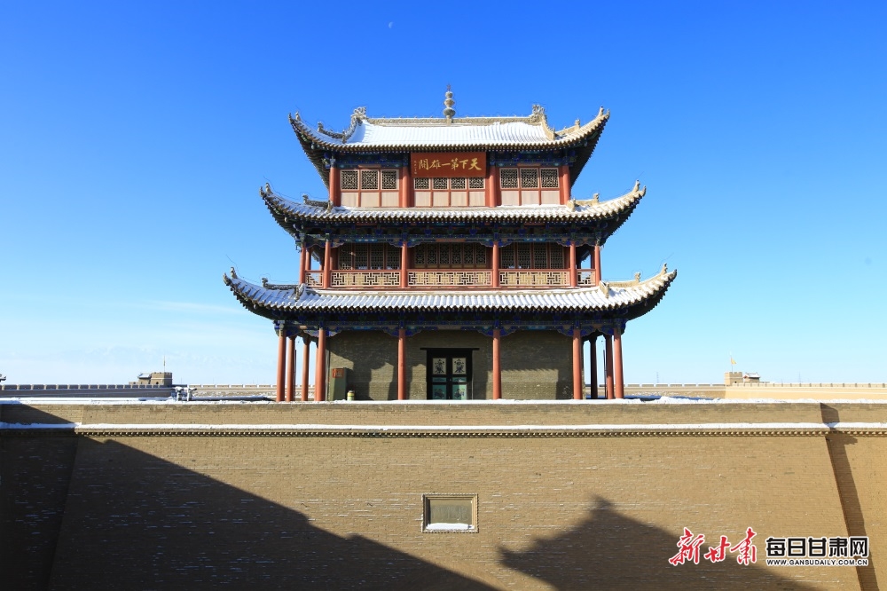【輪播】嘉峪關：雪後雄關別樣美_fororder_444