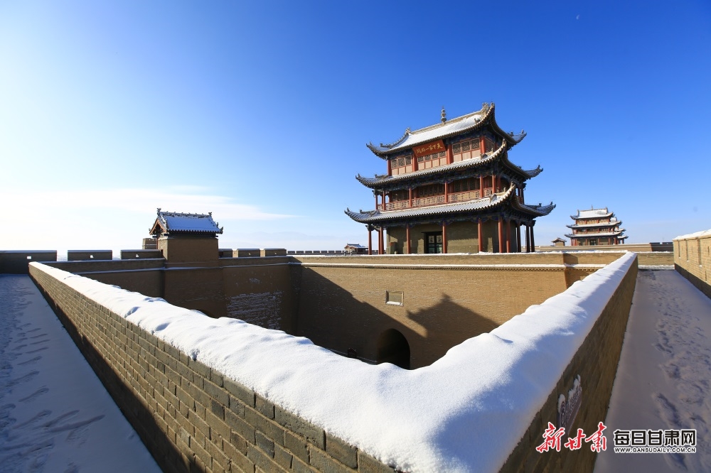 【輪播】嘉峪關：雪後雄關別樣美_fororder_333