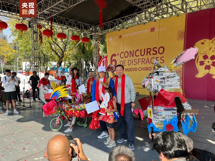 墨西哥城舉辦“歡樂春節”自行車裝飾大賽 收穫民眾喜愛