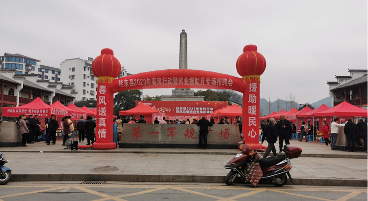 湖南桂東：出實招聚合力 打好就業服務“組合拳”_fororder_招聘會