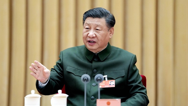 習近平出席解放軍和武警部隊代表團全體會議併發表重要講話