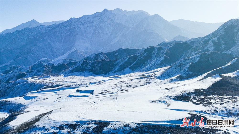 【輪播】張掖：祁連落雪山山美 民樂披銀處處景_fororder_4