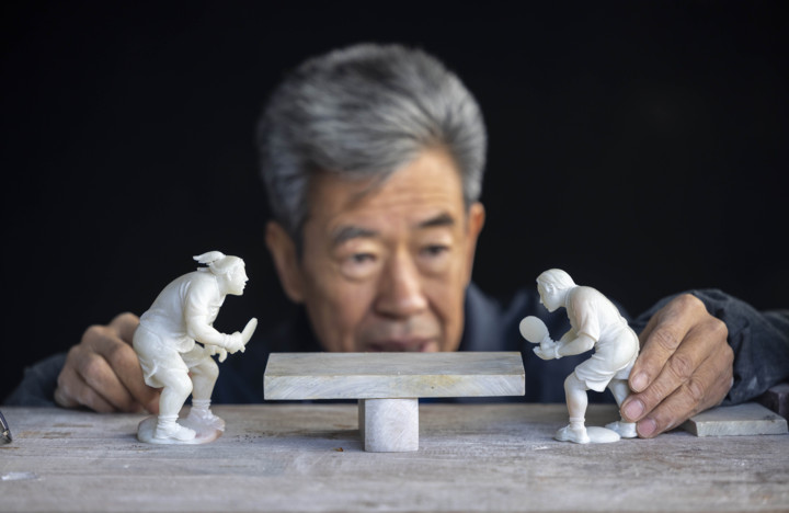杭州非遺大師創作石雕迎亞運_fororder_1677071598140_63f614ee6a6a3f00016157c8