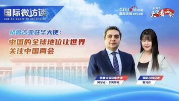 【大使看兩會】格魯吉亞駐華大使：中國的全球地位讓世界關注中國兩會