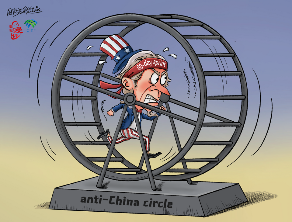 【Editorial Cartoon】He is unscrupulous！_fororder_英語版！