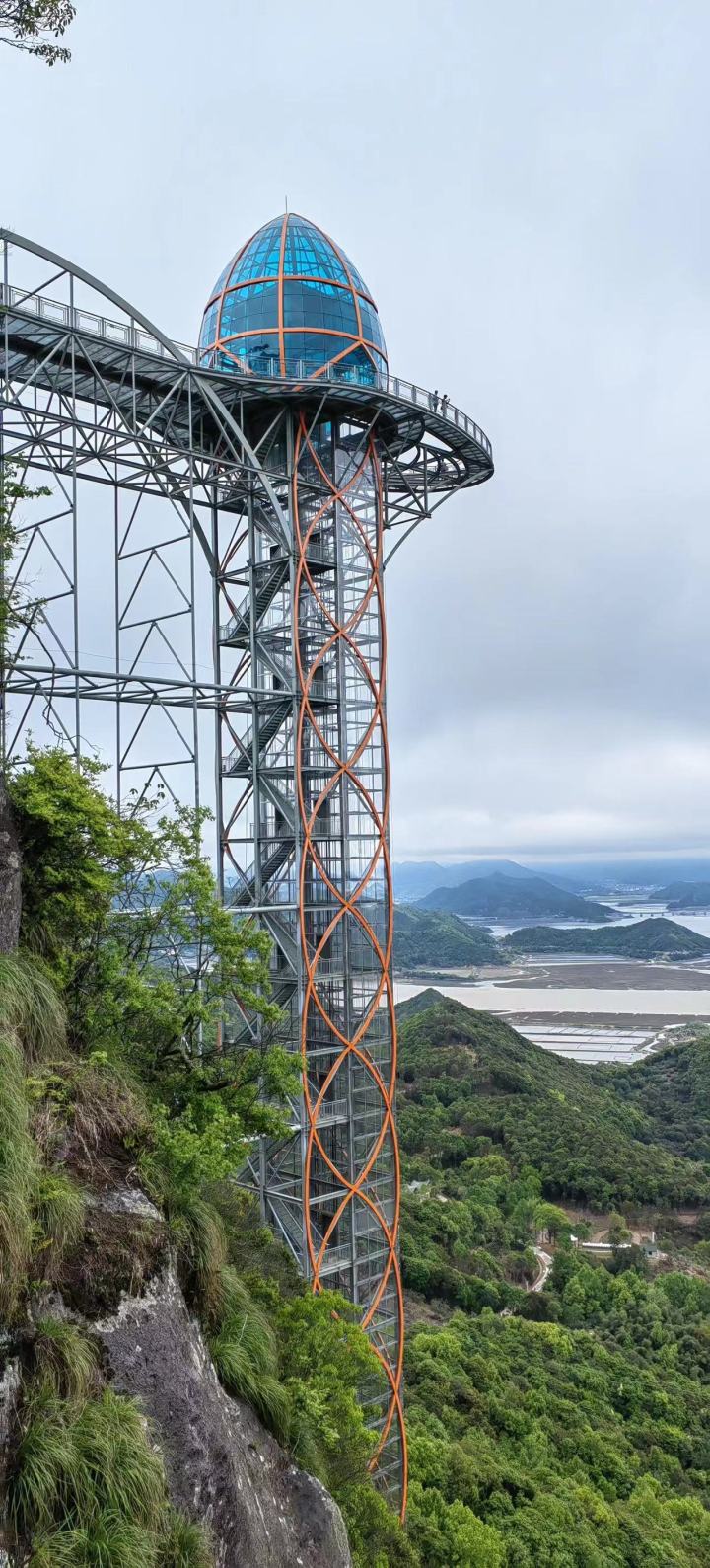 158米！浙江最高懸崖觀光電梯建成，就在這裡_fororder_1681897061353_643fb665c6694f00013a99a9