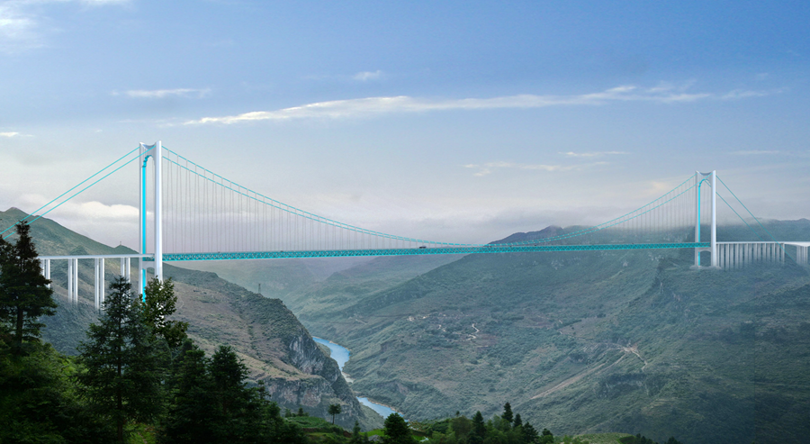 Steadily Progressing Construction of World-class Huajiang Canyon Bridge in Guizhou_fororder_圖片6