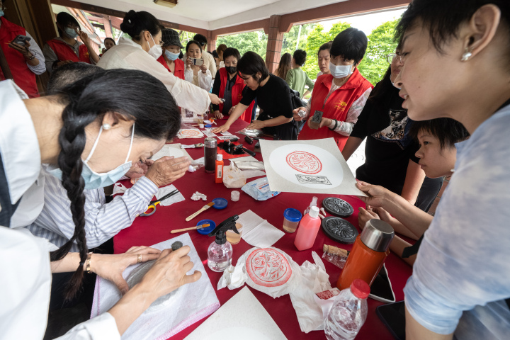 杭州：國際博物館日，把千年紋樣帶回家_fororder_1684397273217_6465dcd9425acc000195447d