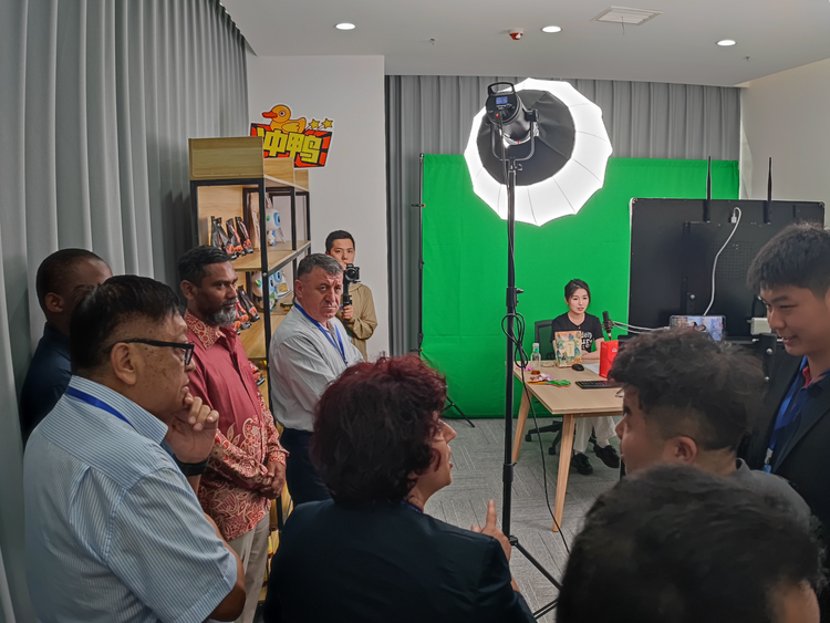 Diplomats in China Experience High-Quality Development of Cultural Industry in Xianyang National High-Tech Industrial Development Zone_fororder_圖片6