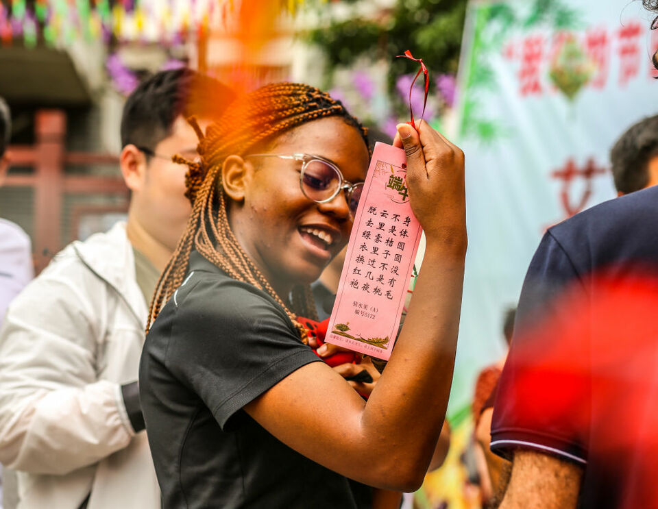 外國友人在中國過“端午”