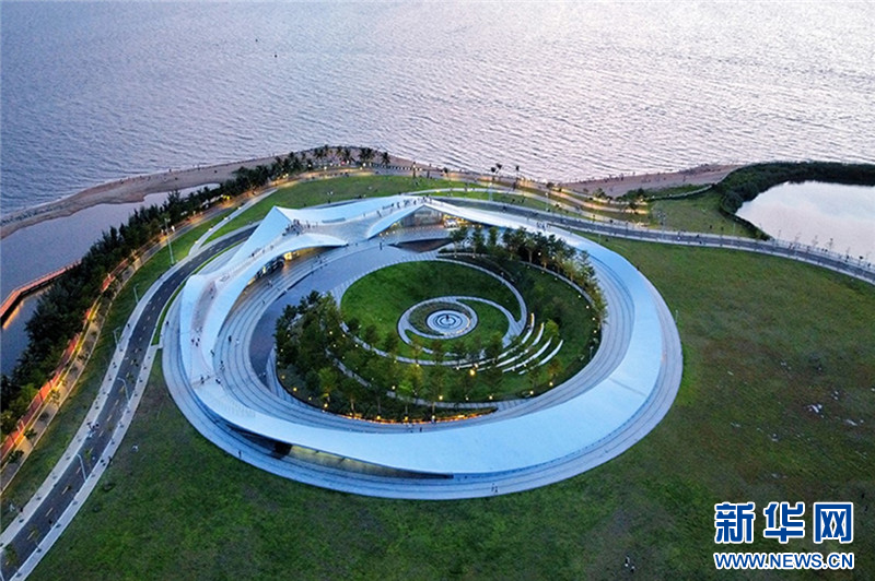 海口灣“天空之山”驛站：一道靚麗的城市風景線_fororder_20230801003