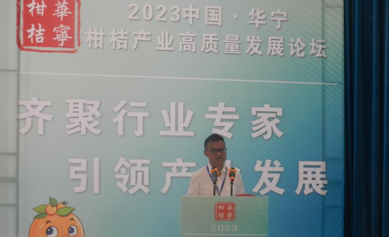 玉溪華寧舉辦極早熟柑桔産業高品質發展論壇_fororder_2