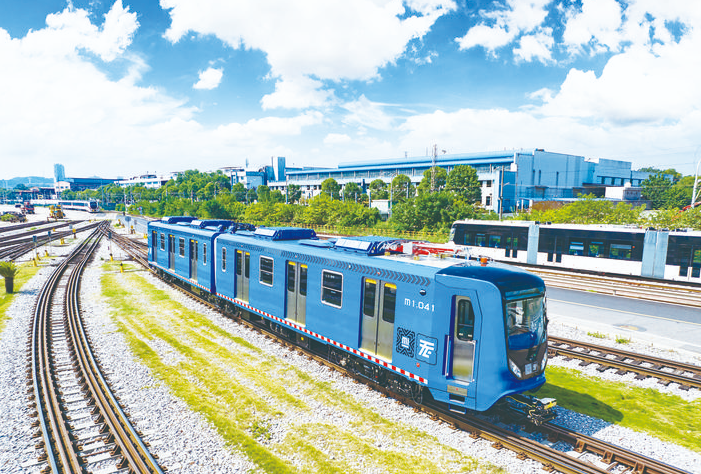 “中國造”輕軌列車首次服務墨西哥城_fororder_1