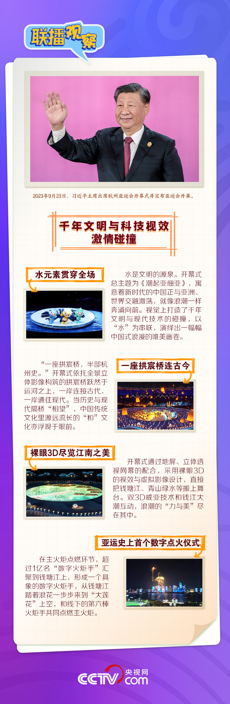 潮涌東方｜亞運聖火下，這些細節盡展中國之美
