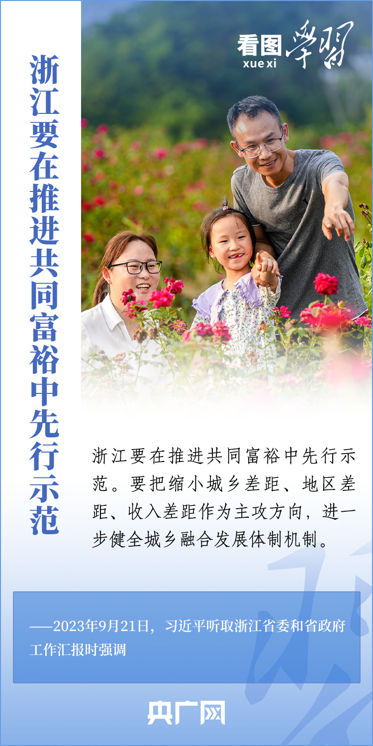 看圖學習丨奮力譜寫中國式現代化浙江新篇章
