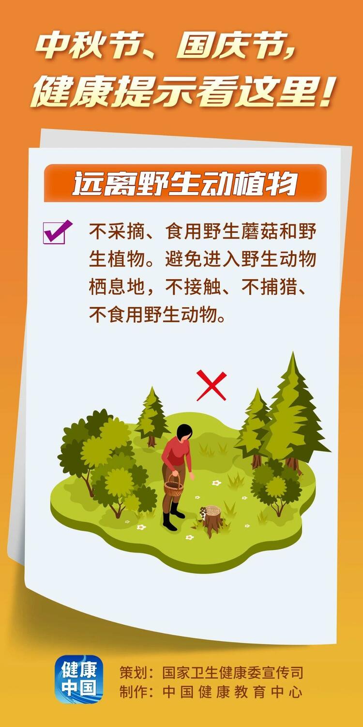 怎樣過好“雙節”假期 這份健康提示為你指路→