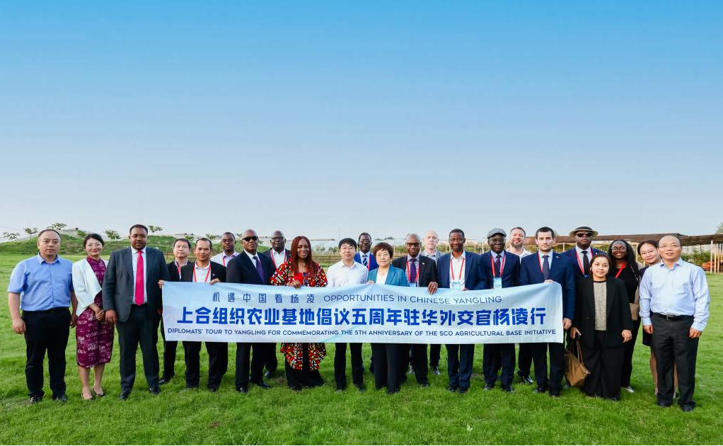 Diplomats from More Than 10 Countries Visit Yangling on 5th Anniversary of SCO Agricultural Base Initiative_fororder_圖片4