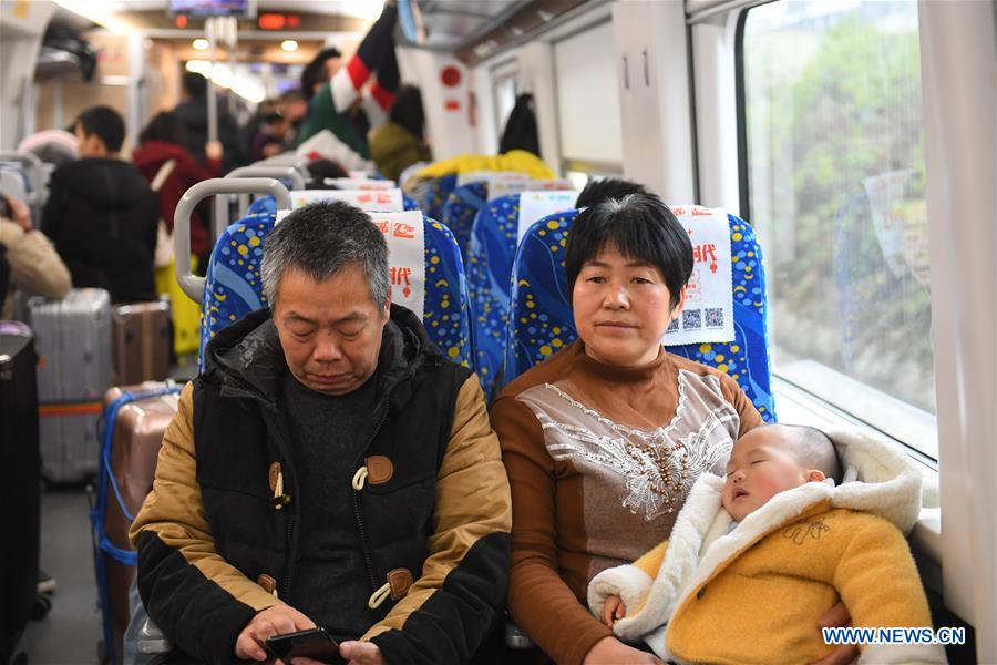 High-speed rail connects southwest, central China regions