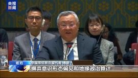 視頻丨中方代表:支持阿富汗應對人道和發展困境刻不容緩