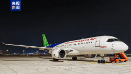 C919飛抵阿聯酋 即將亮相2025迪拜航展