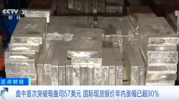 白銀價格創歷史新高 今年漲幅已超90%