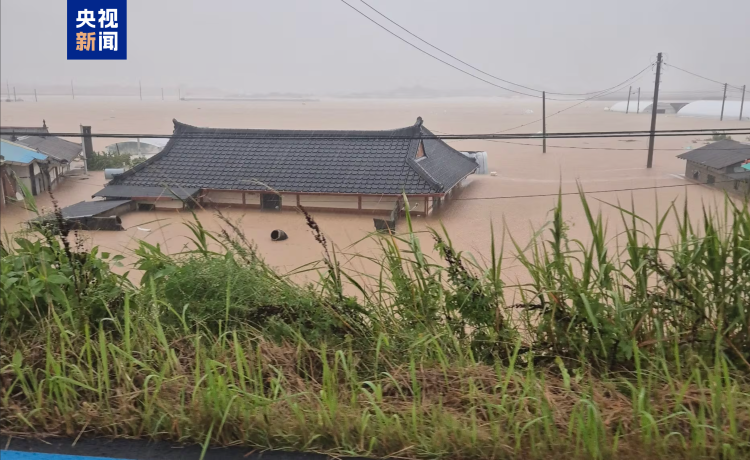 韓國中西部地區遭遇強降水 造成2人死亡