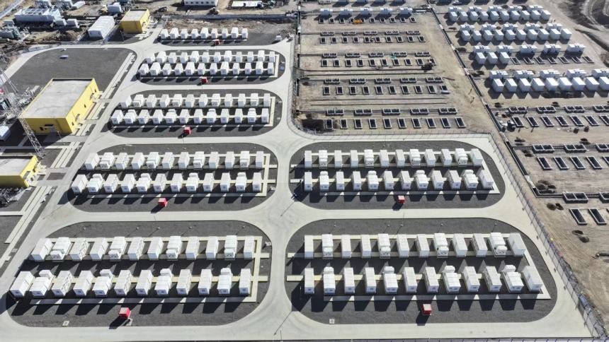 甘肅民樂儲能電站項目建設正酣