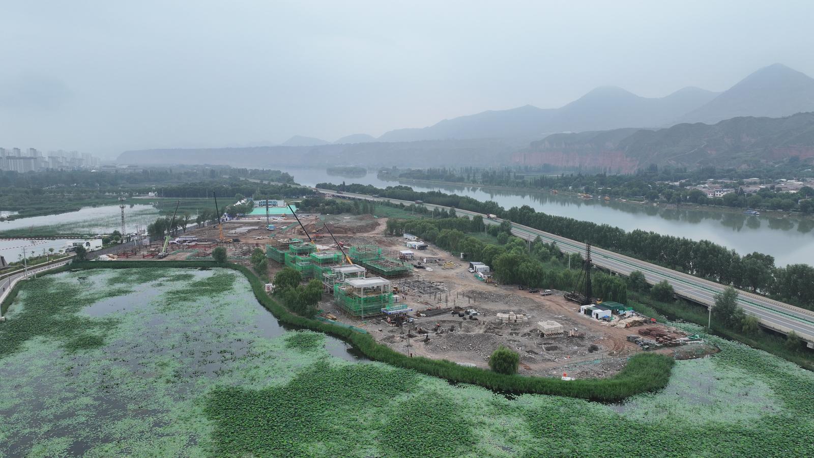 【項目建設進行時】品質度假新地標！永靖縣太極島文旅度假小鎮項目加速推進