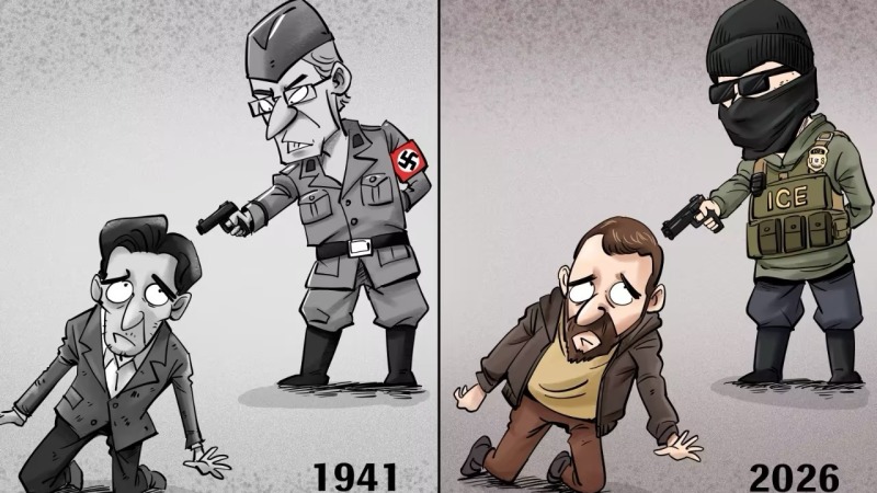 【Editorial Cartoon】“Execution-Style” Law Enforcement