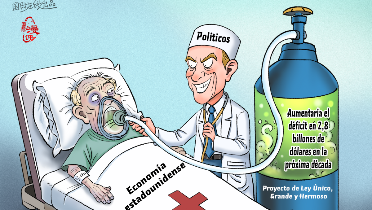 【Caricatura editorial】Sobrevivir con oxígeno venenoso